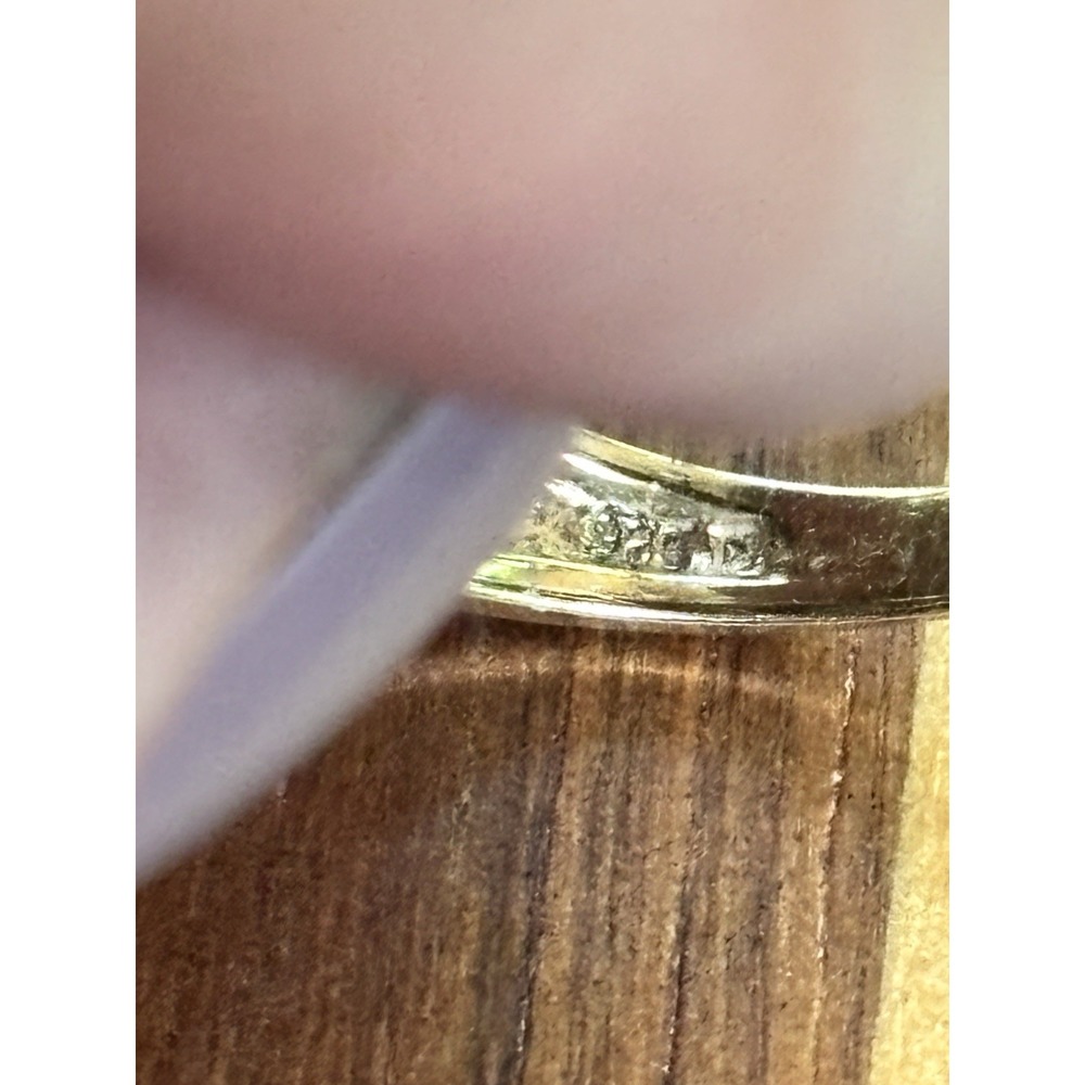 Ross Simons Sterling Silver Green Spinel Ring Size 4.75 - Picture 4 of 9